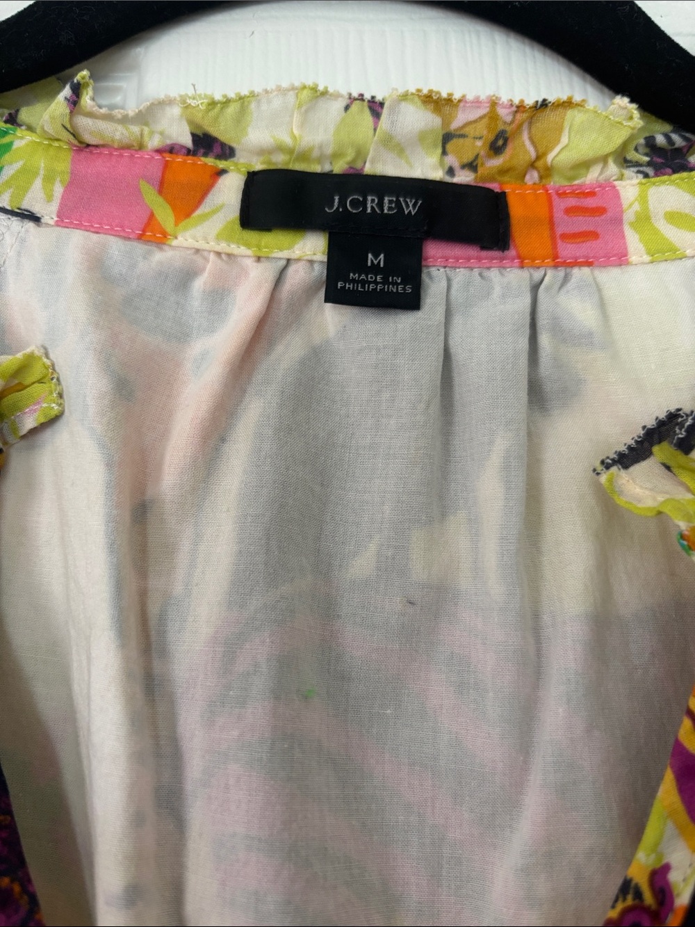 J. Crew Multicolor Animal-Print Tiered Casual Dress - Picture 3 of 6